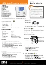 EPH CDT2 Operating Instructions preview