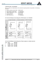 Предварительный просмотр 9 страницы Ephy-Mess PR-SPA-EX-NWT Manual