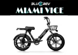 Epic Cycles BLUEREV MIAMI VICE Manual preview