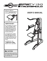 Предварительный просмотр 1 страницы Epic Fitness EPBE22040 User Manual