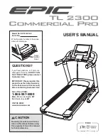 Epic Fitness EPTL12010.0 Manual preview