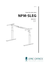 Предварительный просмотр 1 страницы Epic Office Furniture NPM-SLEG Assembly Instructions Manual