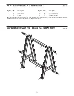 Предварительный просмотр 5 страницы EPIC STRENGTH BARBELL RACK Owner'S Manual