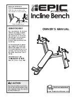 EPIC STRENGTH GZFW21410 Owner'S Manual preview