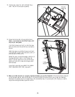 Предварительный просмотр 13 страницы Epic 705treadmill Manual