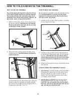 Предварительный просмотр 21 страницы Epic 705treadmill Manual