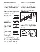 Preview for 20 page of Epic 800mx Treadmill User Manual