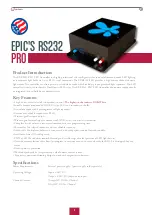 Epic EP-RS232-PRO Manual preview