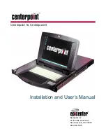 Preview for 1 page of Epicenter Centercade 16 Installation And User Manual