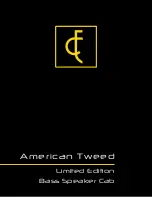 Preview for 1 page of Epifani American Tweed 4x10 Manual