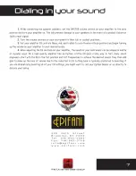 Preview for 7 page of Epifani D.I.S.T. 112 Owner'S Manual