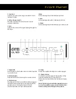 Предварительный просмотр 4 страницы Epifani UL 901 User Manual