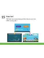 Предварительный просмотр 16 страницы Epik Learning Tab Quick Start Manual