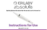 Preview for 1 page of Epilady EP720-04 Instructions For Use Manual