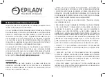 Preview for 6 page of Epilady EPilflex EP811-35 Instruction Manual