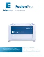 Epilog Laser Fusion Pro 32 Original Instructions Manual preview