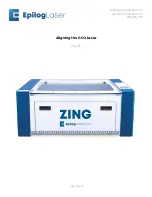 Epilog Laser Zing 24 Quick Start Manual preview