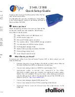 Preview for 1 page of ePipe 2148 Quick Setup Manual