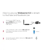 Preview for 3 page of epiphan video Webcaster X2 Quick Start Manual