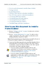 Preview for 5 page of epiphan DVI2USB Solo Installation Manual