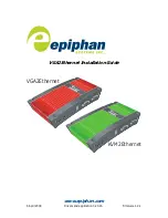 Предварительный просмотр 1 страницы epiphan KVM2Ethernet Installation Manual