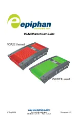 epiphan KVM2Ethernet User Manual предпросмотр