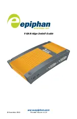 epiphan VGA Bridge Install Manual preview
