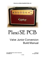 Epiphone Plexi SE PCB Build Manual preview