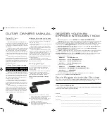 Предварительный просмотр 2 страницы Epiphone PR4-E Owner'S Manual