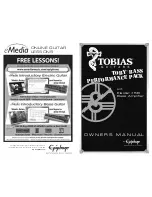 Предварительный просмотр 1 страницы Epiphone Tobias guitars Owner'S Manual