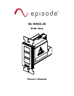 Episode EA-WAKE-2D Owner'S Manual предпросмотр