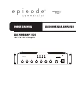 Предварительный просмотр 1 страницы Episode ECA-70MIXAMP-1-120 Owner'S Manual