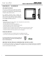 Предварительный просмотр 1 страницы Episode ECS-200-70V-2x2-TR Owner'S Manual