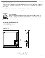 Предварительный просмотр 4 страницы Episode ECS-200-70V-2x2-TR Owner'S Manual