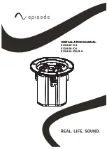 Episode ECS-800-IC-4 Installation Manual предпросмотр