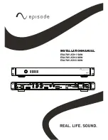 Preview for 1 page of Episode ESA-70V2CH-150W Installation Manual