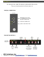 Предварительный просмотр 6 страницы EPL GVISION v3 Operator'S Manual