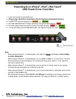 Предварительный просмотр 10 страницы EPL GVISION v3 Operator'S Manual