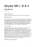 epoc Stryder MK I User Manual preview