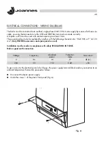 Preview for 48 page of Epoca 25-29 NB Installation And Maintenance Manual