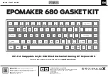 Epomaker 680 GASKET KIT Quick Start Manual предпросмотр