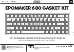 Предварительный просмотр 4 страницы Epomaker 680 GASKET KIT Quick Start Manual