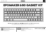 Предварительный просмотр 13 страницы Epomaker 680 GASKET KIT Quick Start Manual