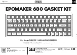 Предварительный просмотр 16 страницы Epomaker 680 GASKET KIT Quick Start Manual