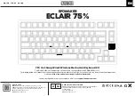 Preview for 1 page of Epomaker ECLAIR 75 Quick Start Manual