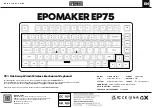 Preview for 1 page of Epomaker EP75 Quick Start Manual