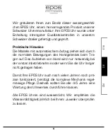 Preview for 9 page of EPOS ETA 2671 Manual