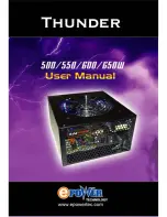 Preview for 1 page of Epower Technology Thunder EP-500-TD2 User Manual