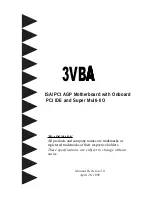 Preview for 1 page of EPOX 3VBA Instructions Manual