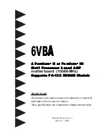 EPOX 6VBA Instructions Manual предпросмотр